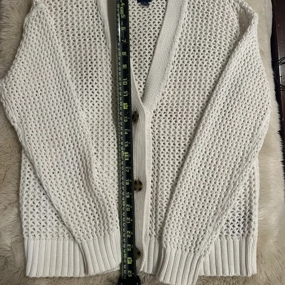 Gap Women - Crochet Cardigan Sweater - Small - Picture 4 of 12